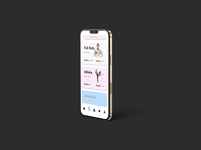 Fitness App 3d app branding design fitness illustration logo sport typography ui ux vector workout