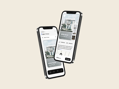 HouseRent App 3d airbnb app branding design house illustration logo typography ui ux vector