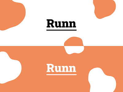 Runn Skincare Logo 3d app branding design illustration logo typography ui ux vector