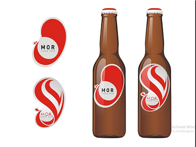 Label Design for Mor Beer branding design flyerdesign graphic design illustration label design logo package design poster design vector