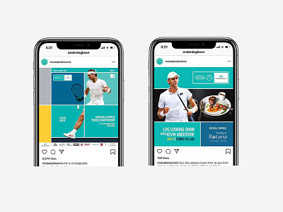 Mubadala Tennis Social Media Ads