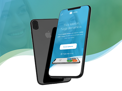 mBills - Mobile Wallet app landing page