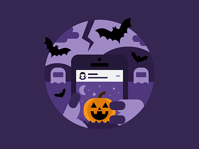 Creeping 101 bats creep flat grave graveyard halloween instagram iphone october phone pumpkin spooky