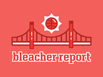 Bleacher Report Snapchat Geofilter basket ball bleacher report bridge california golden gate red san francisco sf snapchat sports sun