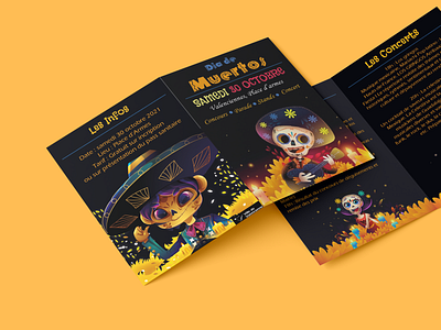 Día de los Muertos design dia de los meurtos dia de meurtos flyer ui