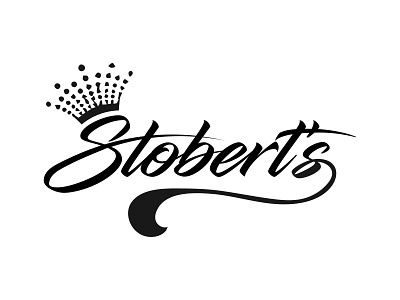 Stobert's Calligraphy and Typography Logo branding calligraphy handwriting letterhead lettering letterlogo tshirtdesign typography