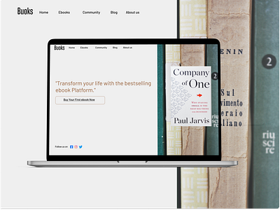 E-books Landing Page