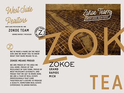 Zokoe Team 1 badge branding gold real estate realtor