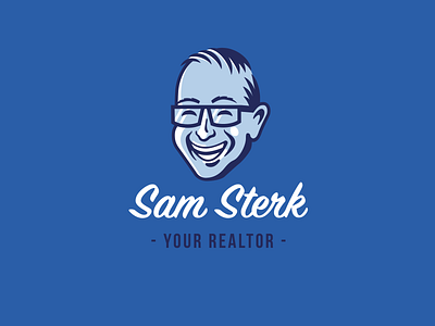 Sam Sterk 1 badge blue branding logo real estate realtor