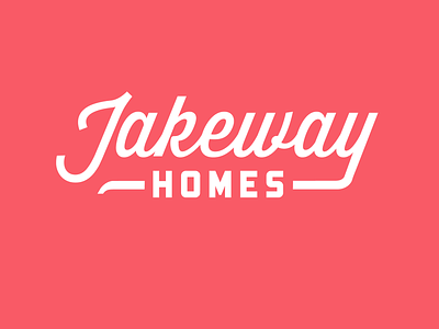 Jakeway Homes branding logo real estate realtor realtor logo red