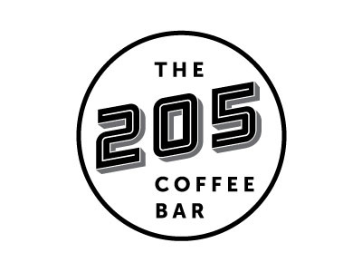 The 205 Coffee Bar logo