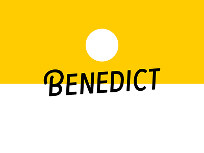 Benedict branding breakfast logo