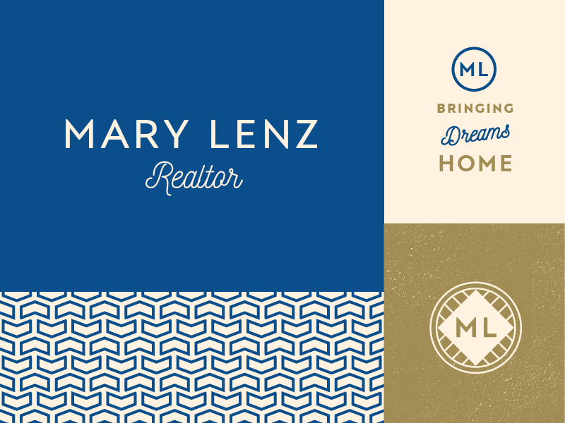 Mary Lenz Realtor logo branding real estate realtor
