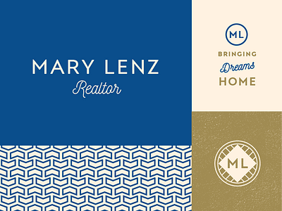 Mary Lenz Realtor branding logo real estate realtor