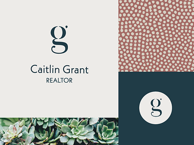 Caitlin Grant branding logo realtor