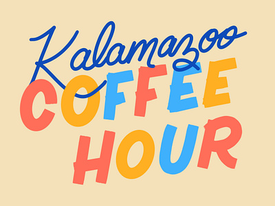 Kalamazoo Coffee coffee lettering lettering artist lettermark