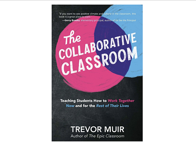 Collaborative Classroom (published) black blue book book cover lettering pink venn diagram