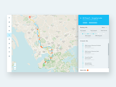 Logistics visual system web