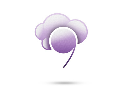 Cloud Wip cloud logo purple