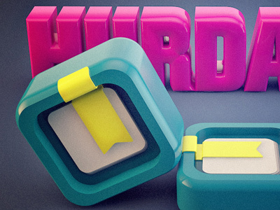 Wip Hurdapp 3d 3d icon task todo