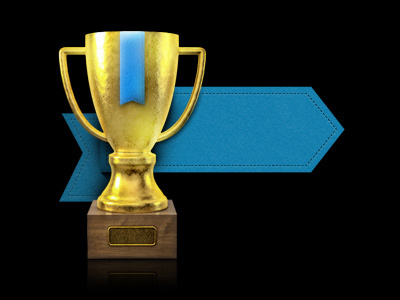 Trophy3 gold icon trophy