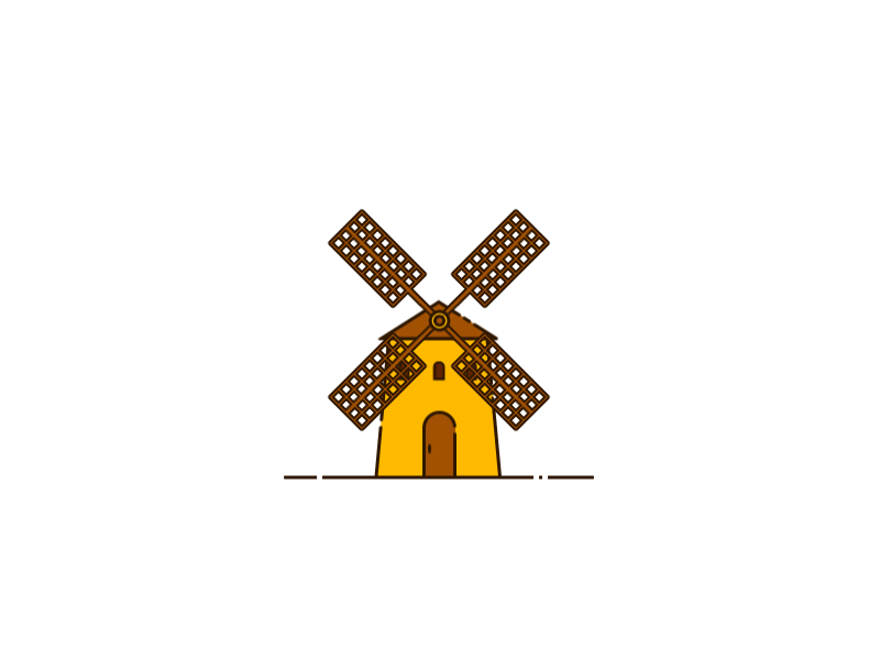 windmills color gif icon windmills