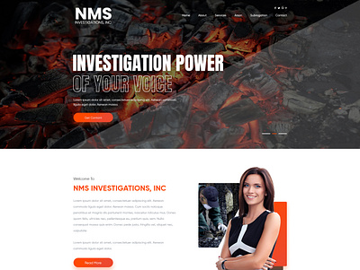 NMS Investigations Inc app branding design icon illustration logo typography ui ux vector