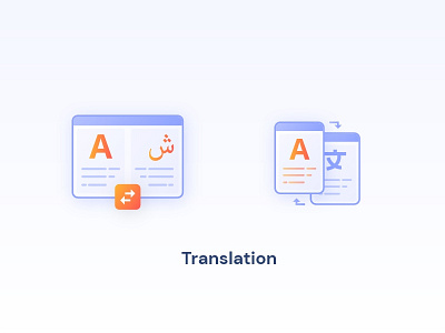 Translation - icons exchange icon icons illustraion language mediator translation