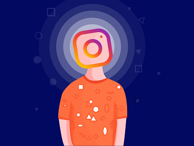 Instagram Geek artwork branding creativity geek illustration inspiration instagram instagramgeek storytelling vector