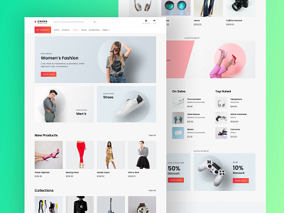 Zakra Online Store creative design design ecommerce figmadesign inspiration simplicity theme themes ui visual design websites woocommerce zakra