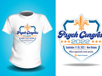 psych congress tshirt graphic design logo tshirt design