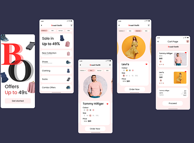 Online Shopping for Clothes, Shoes, Socks Etc... app branding design graphic design logo typography ui ux