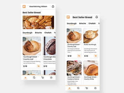 Bread Shop Apps apps design figma product design typograhy ui ui design user experience design user interface design ux ux design