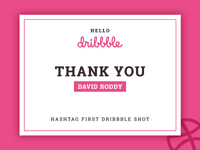 Hey Dribbble!