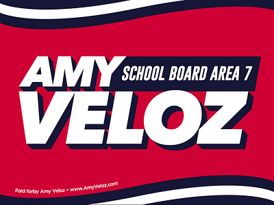 School Board political sign