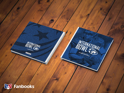 USA Football International Bowl Fanbook Cover blue book cover football photo book sports