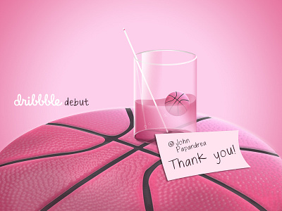 Dribbble Debut debut dribbble photoshop