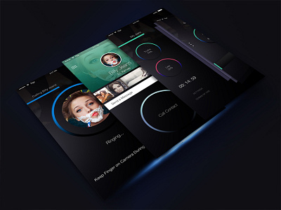 The Lie detector Concept app circle colors concept detector lie lies mood photoshop truth ui ux