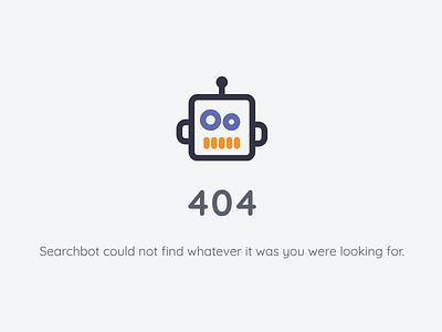 Searchbot 404 404page illustration svg vector