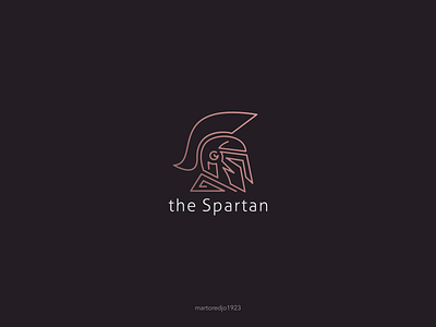 the Spartan branding design graphic design icon illustration lineart logo logo logos monogramlogo typography ui ux vector