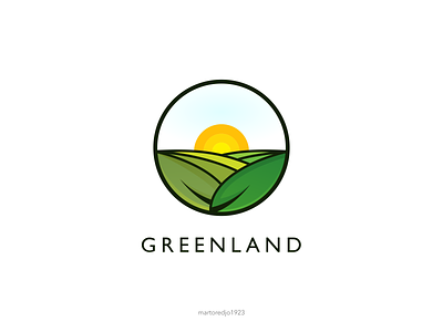 Greenland branding design graphic design greenland logo icon illustration leaf logo logo typography ui ux vector