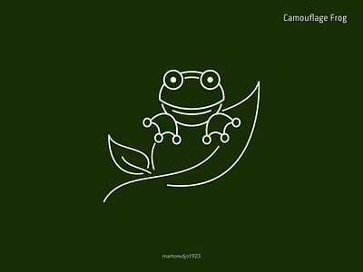 Line Art Frog