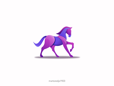 Pastel Horse branding design graphic design horse logo icon illustration logo ui ux vector