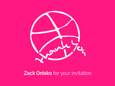 Thank you Zack :) accept debut dribbble first invite shot thankyou