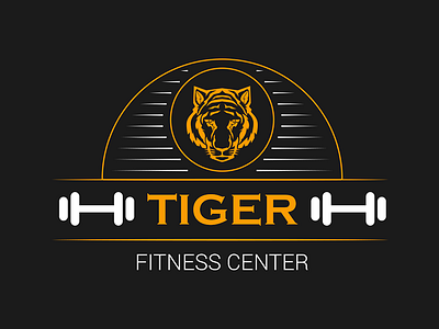 Tiger Gym app app icon branding creative logo gym logo illustration logo vector