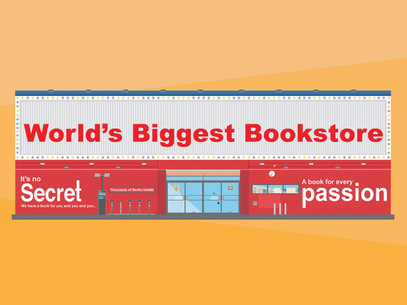 Toronto City Landmarks Series 3 World's Biggest Bookstore by Ivan