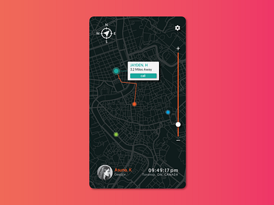 Location Tracker 020 dailyui