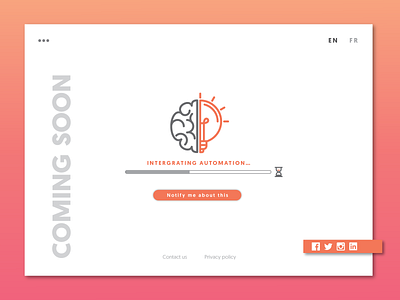 Coming Soon dailyui uidesign ux design