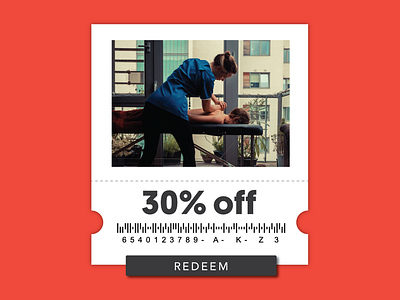 Redeem Coupon dailyui ui