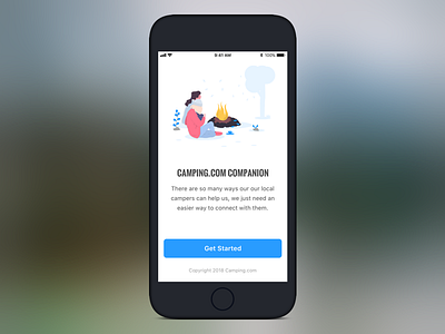 Camping App Onboarding